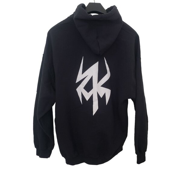 Zombie King Hoodie Sweatshirt Black Size 2XL - Picture 3 of 7